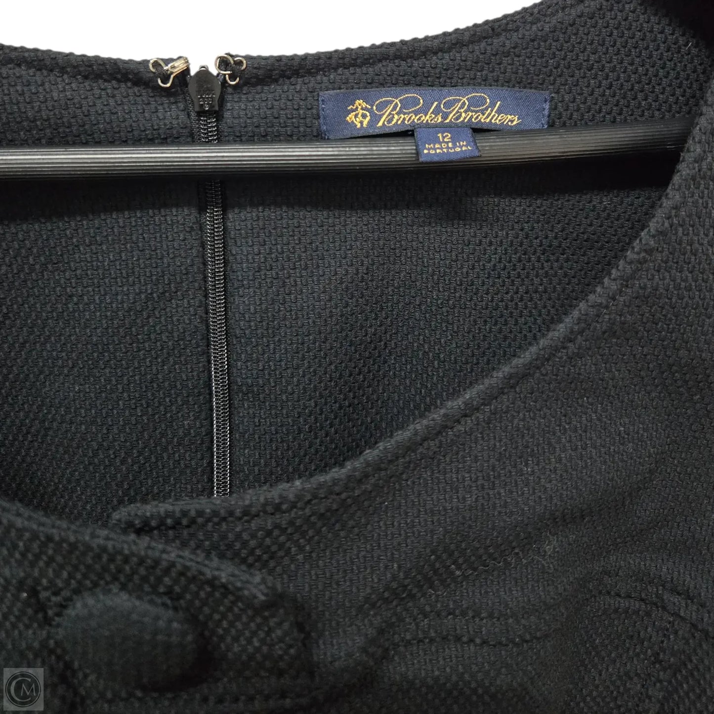 Dress Casual Midi By Brooks Brothers In Black, Size: 12