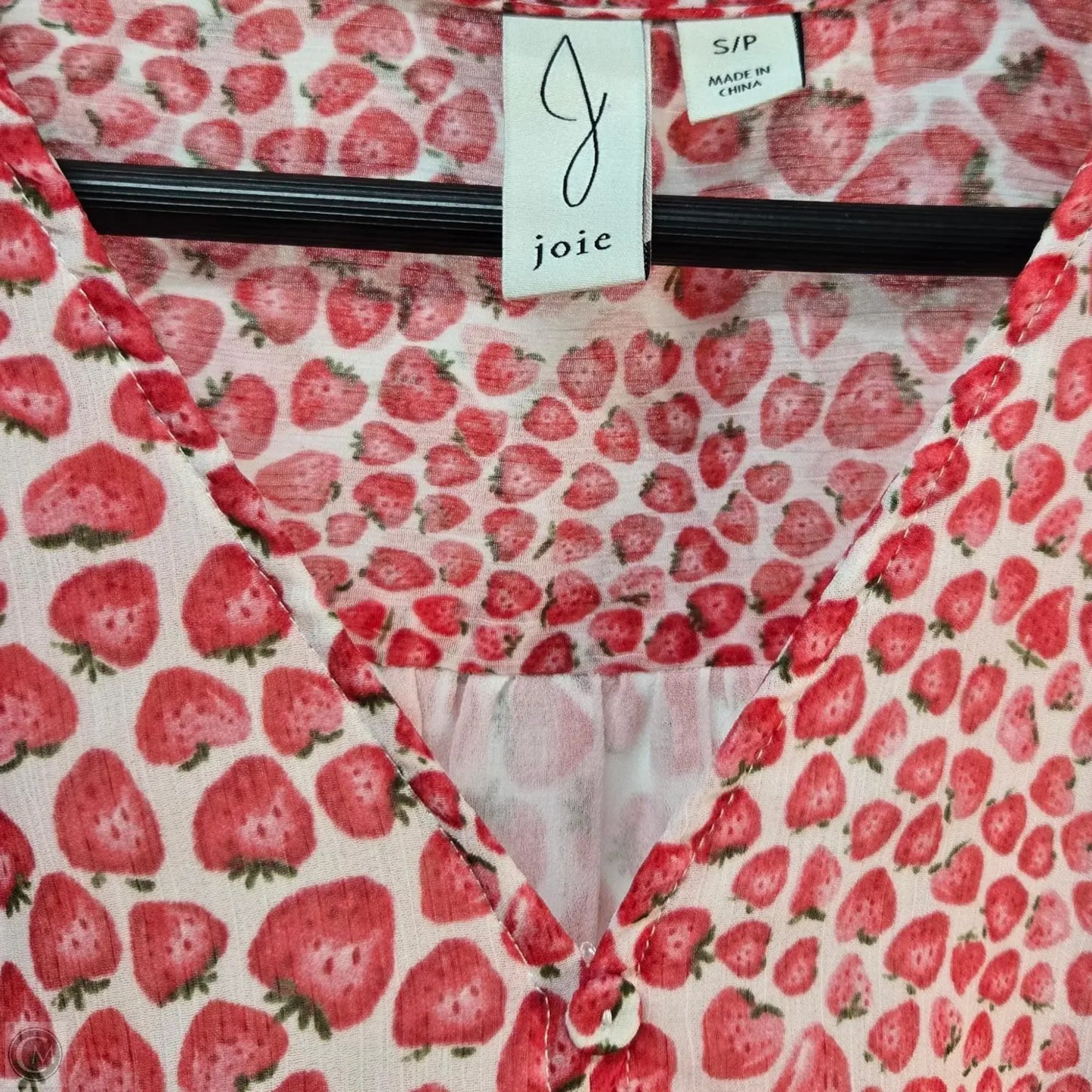 Top Short Sleeve Basic By Joie In Red, Size: S