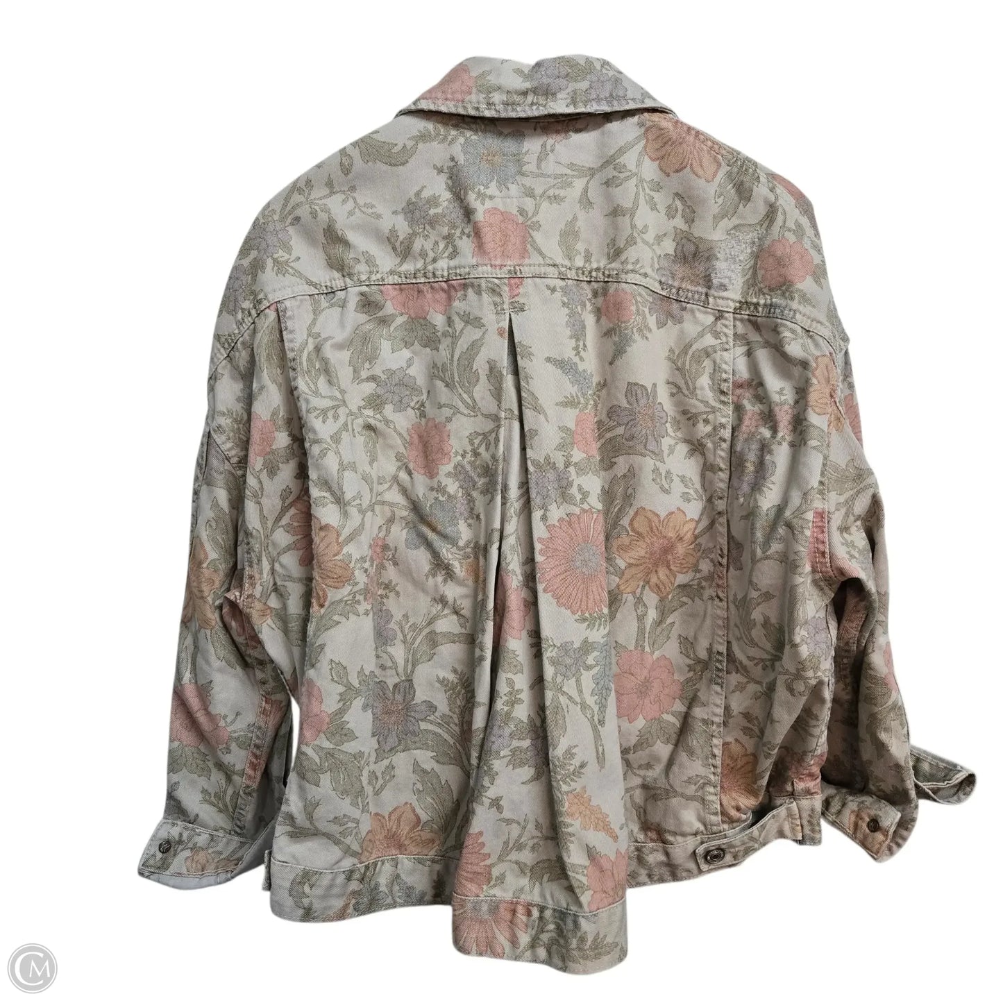 Jacket Denim By We The Free In Floral Print, Size: S