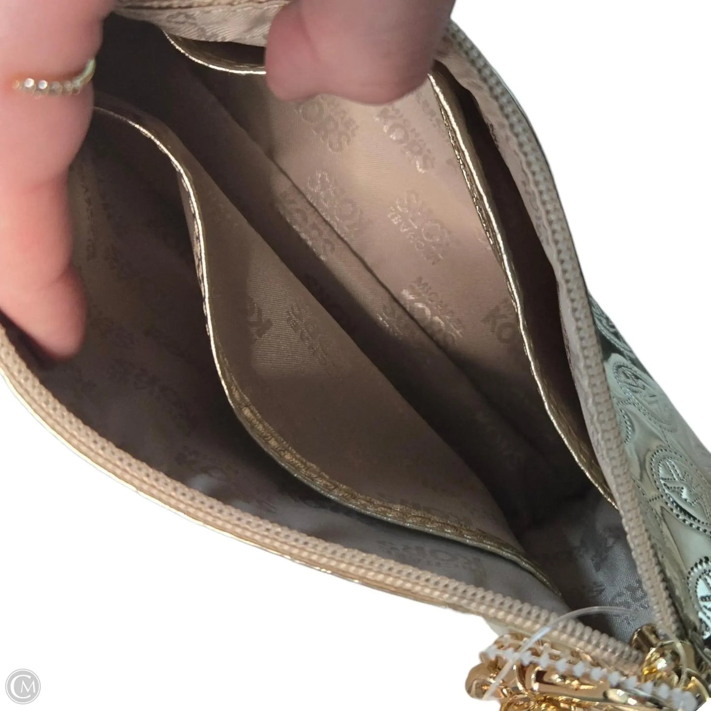 Makeup Bag Designer By Michael Kors, Size: Medium