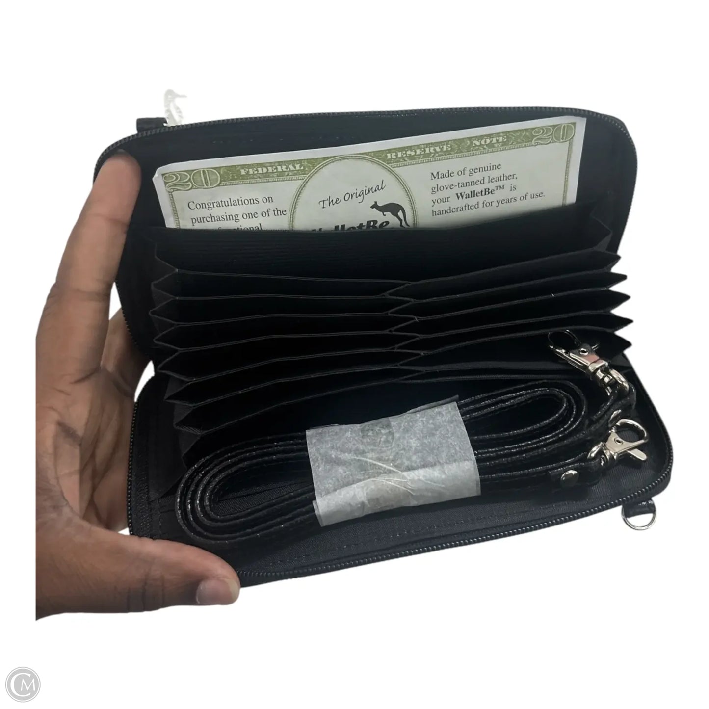 Wallet Leather By Clothes Mentor, Size: Large