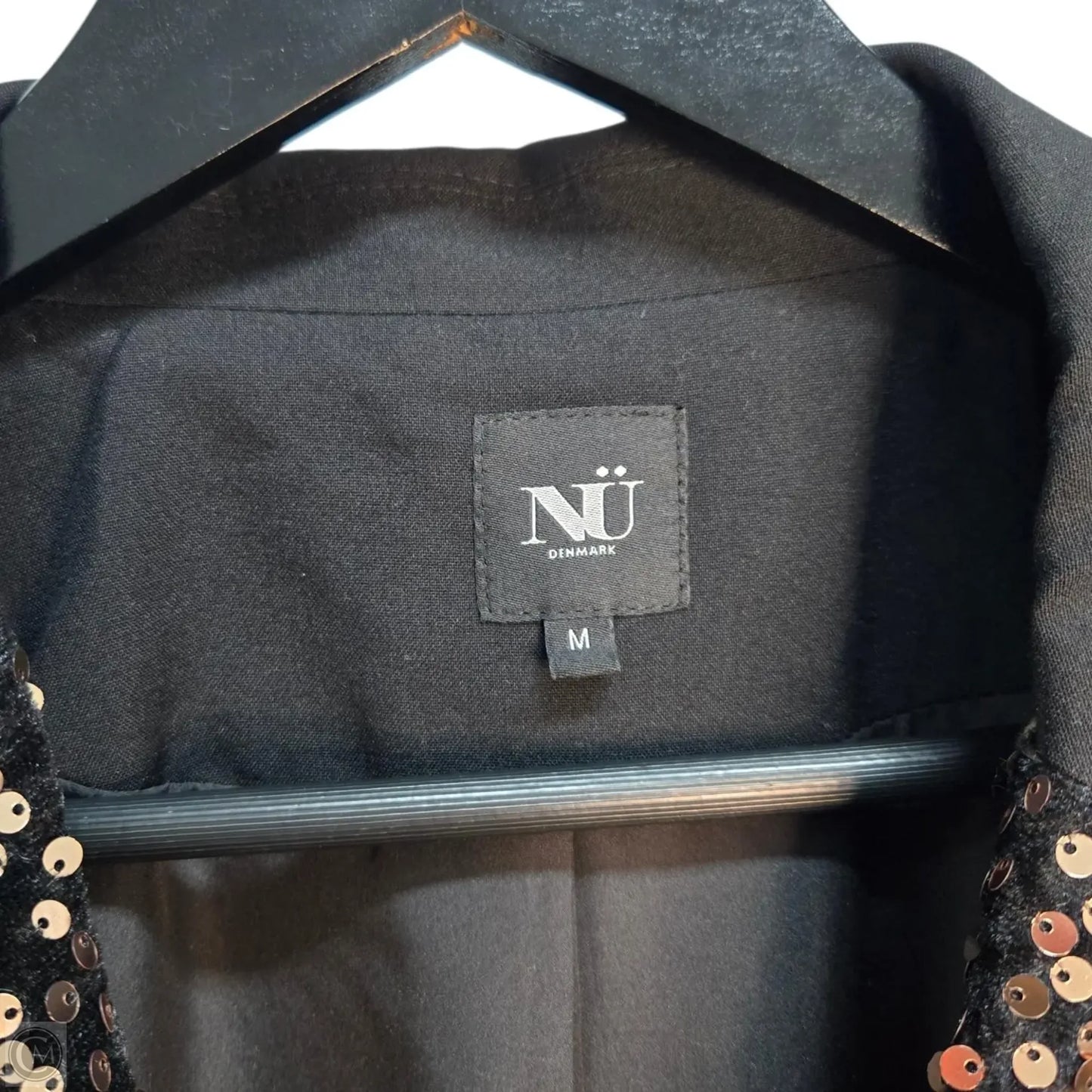 Blazer By Cma In Black & Gold, Size: M