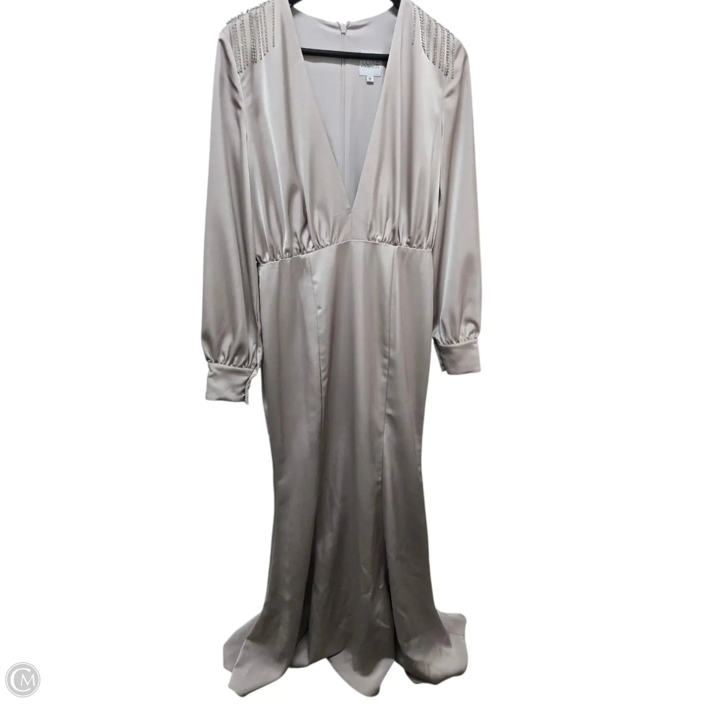 Dress Party Long By ELLE ZEITOUNE In Beige, Size: 12