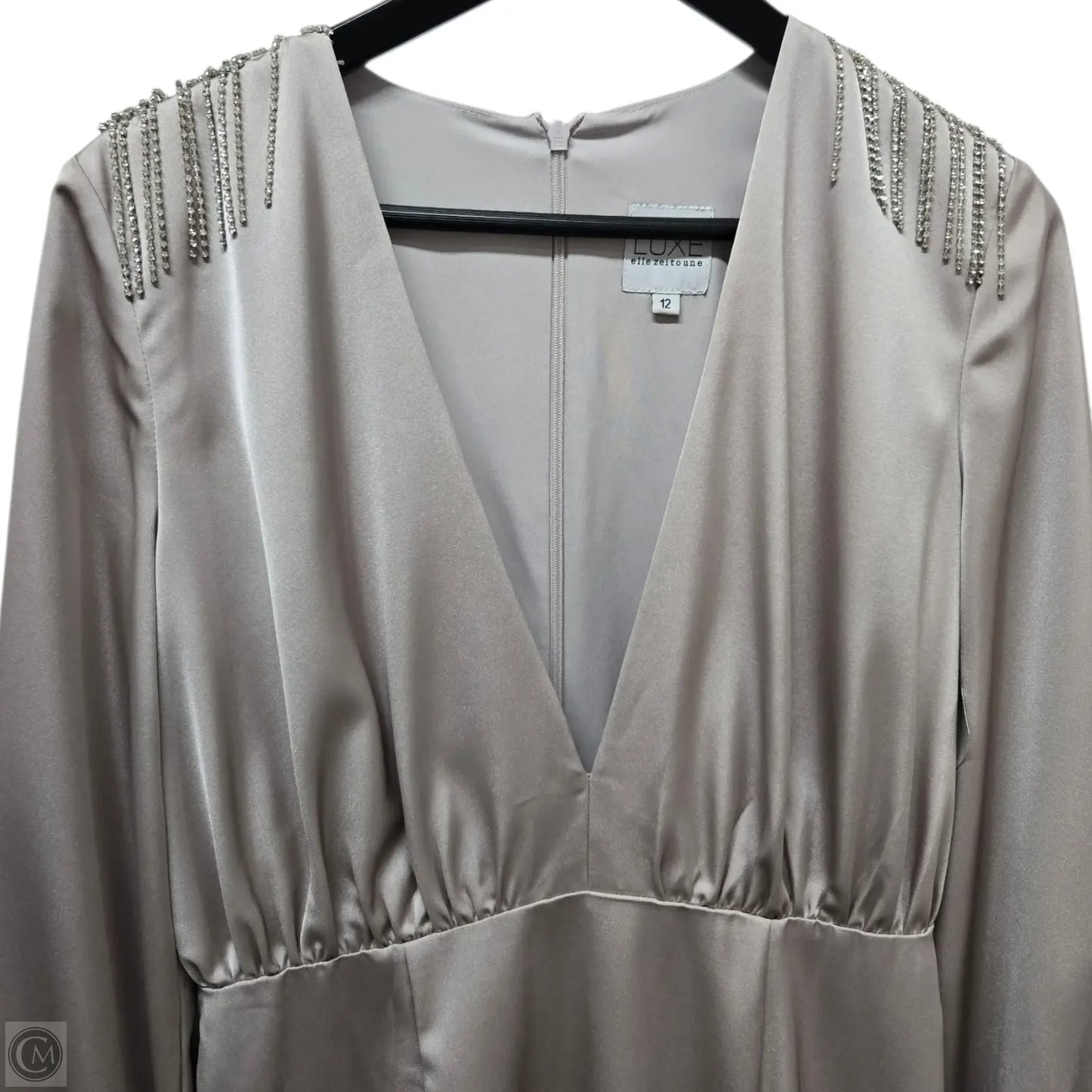 Dress Party Long By ELLE ZEITOUNE In Beige, Size: 12