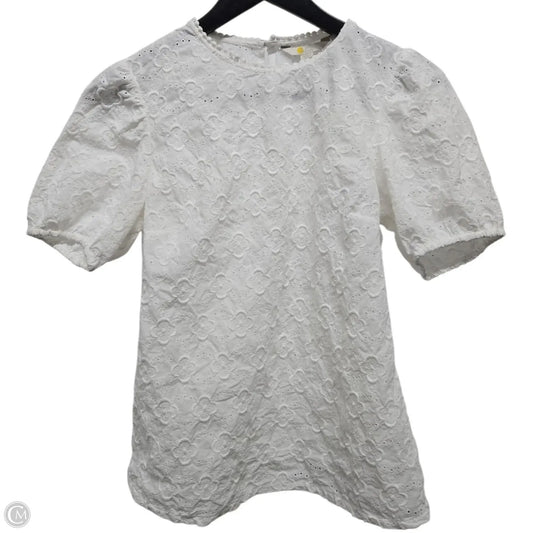 Top Short Sleeve Basic By Boden In White, Size: 6