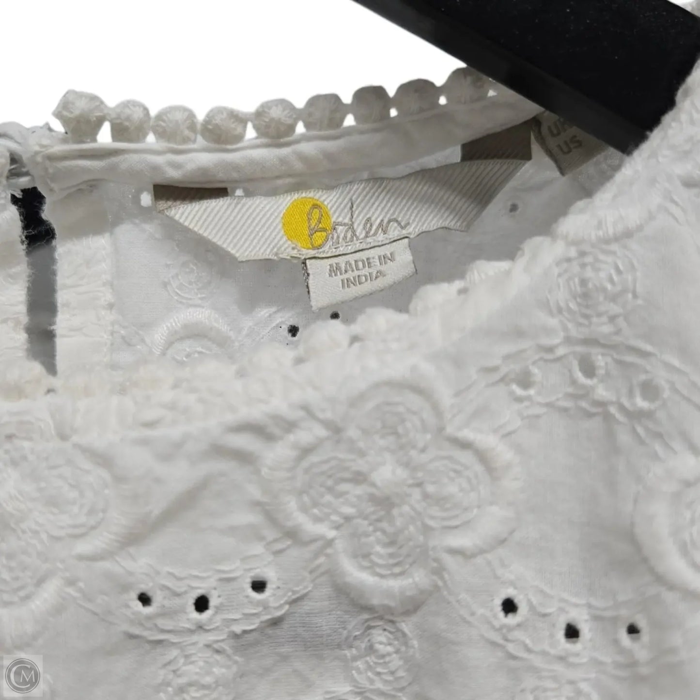 Top Short Sleeve Basic By Boden In White, Size: 6