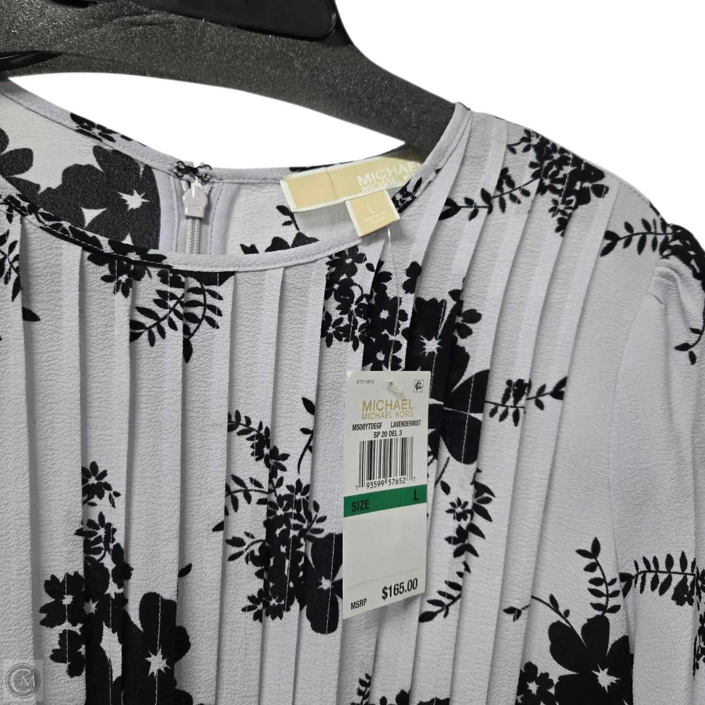 Dress Casual Midi By Michael By Michael Kors In Floral Print, Size: L