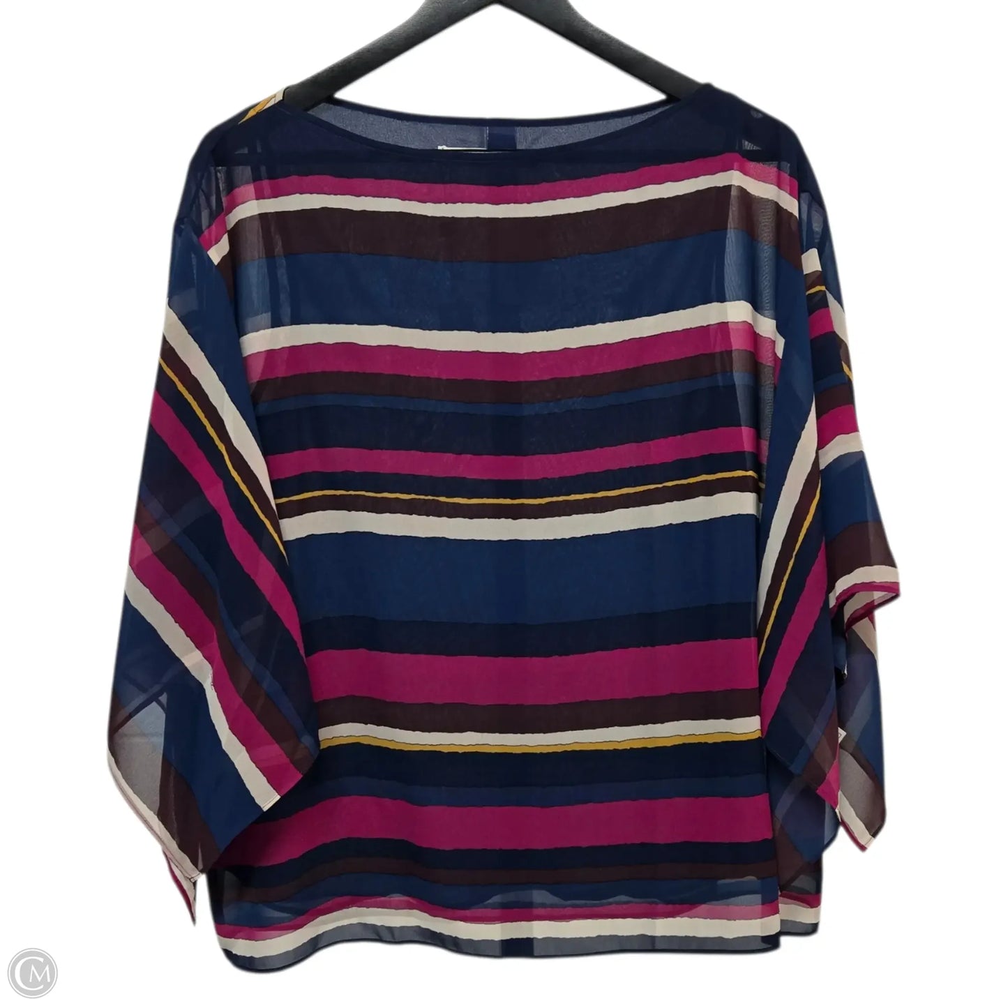 Top Short Sleeve Basic By Trina Turk In Striped Pattern, Size: M