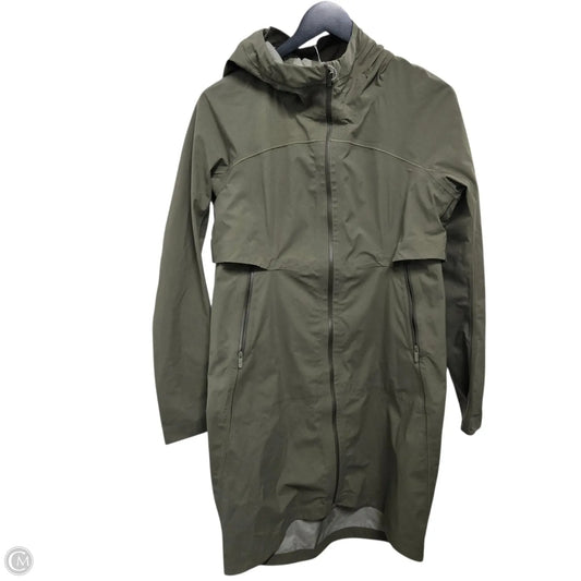 Coat Raincoat By Lululemon In Green, Size: 4