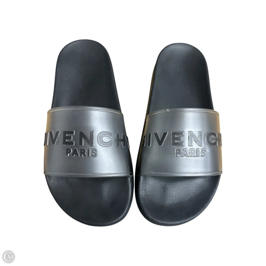 Sandals Luxury Designer By Givenchy In Clear, Size: 7