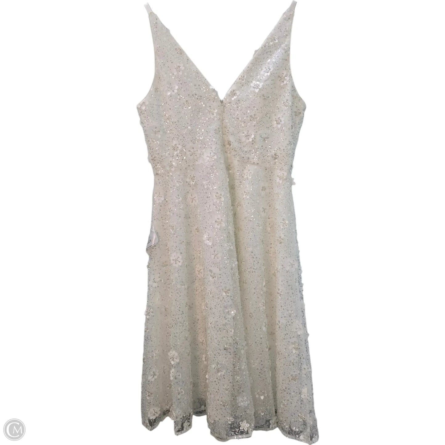 Dress Party Midi By Dress The Population In White, Size: Xxl