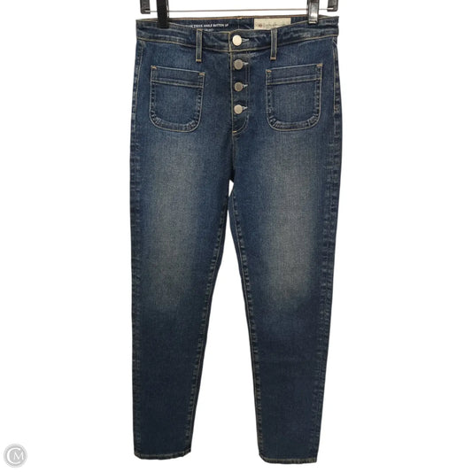 Jeans Skinny By Anthropologie In Blue, Size: 6
