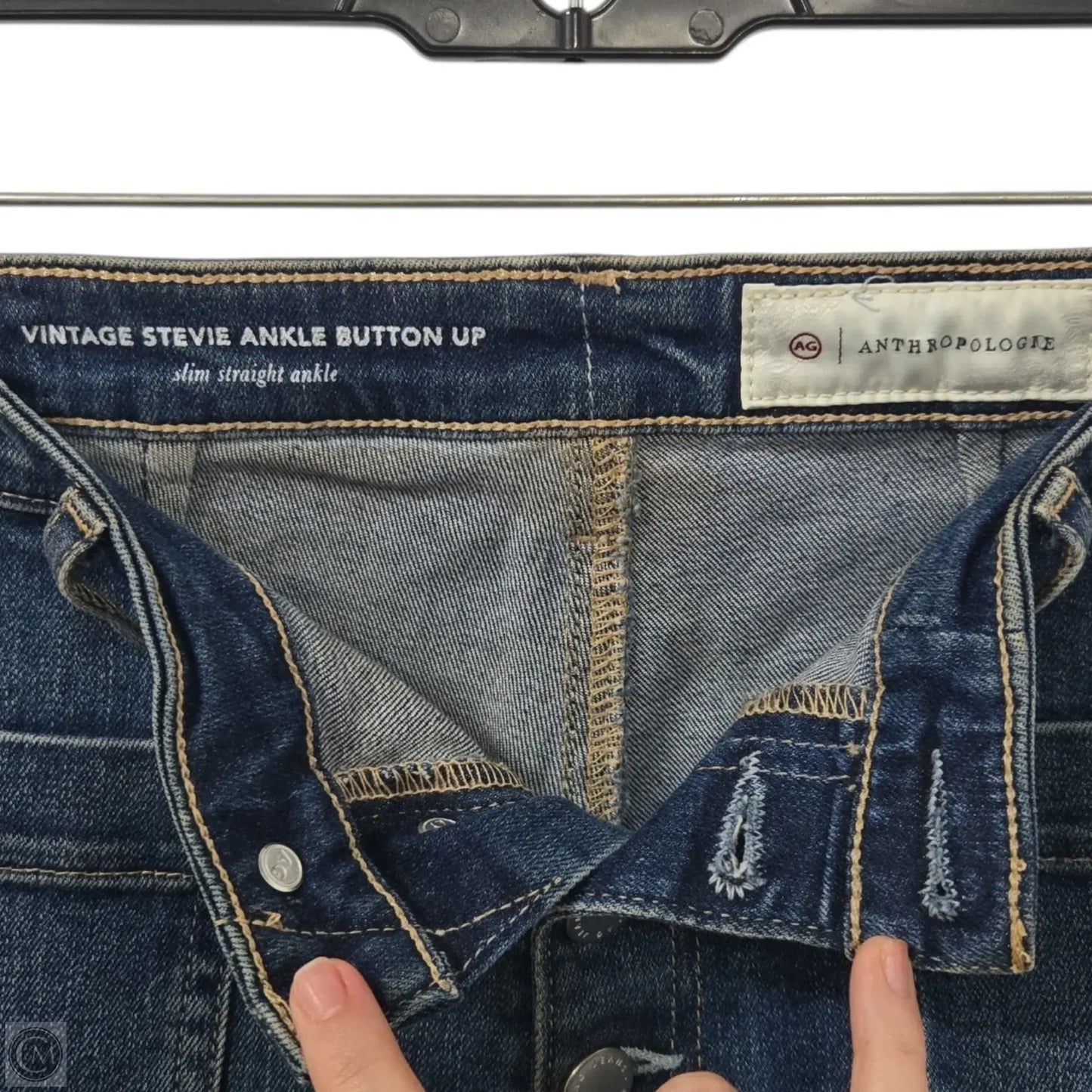 Jeans Skinny By Anthropologie In Blue, Size: 6