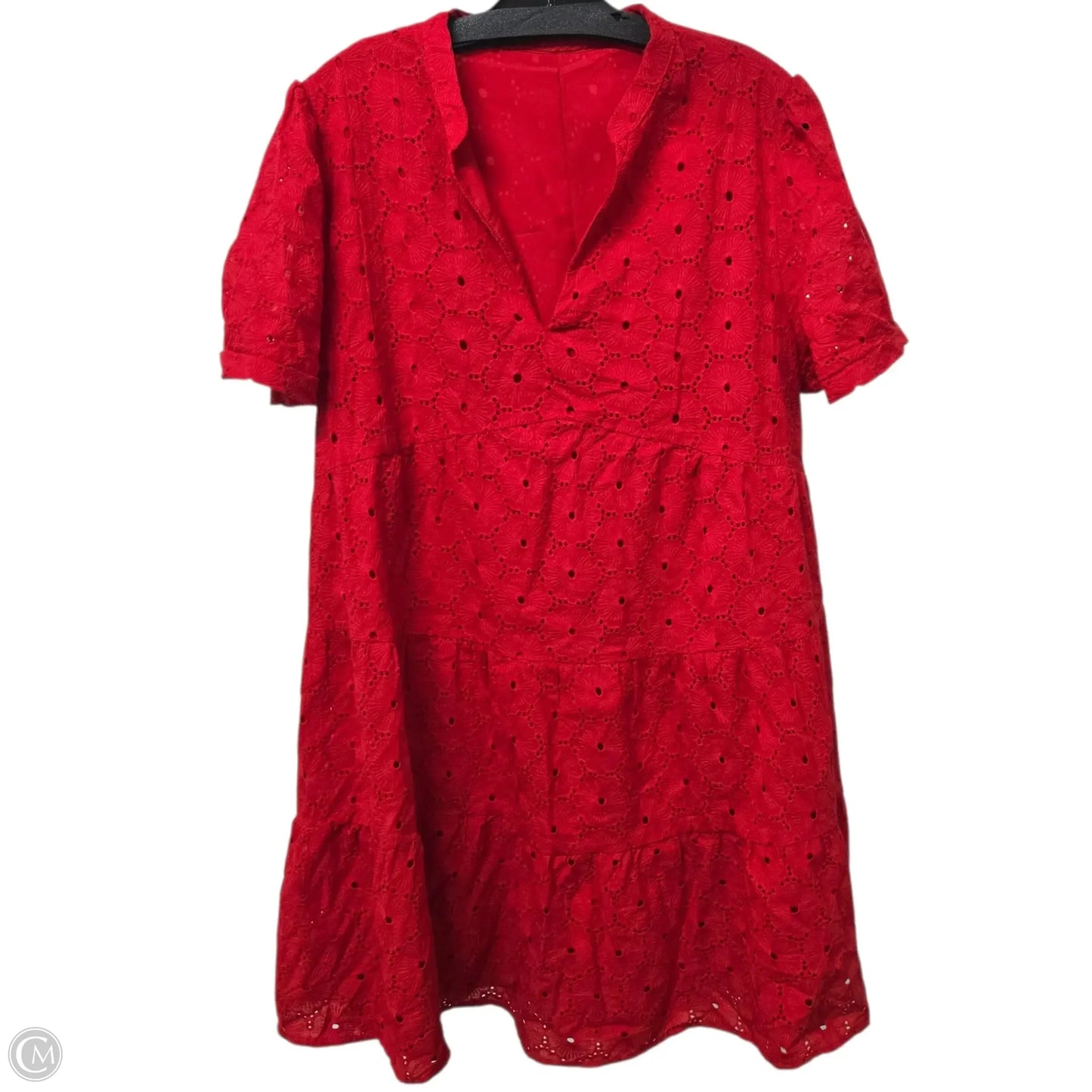 Dress Casual Midi By Clothes Mentor In Red, Size: Xxl