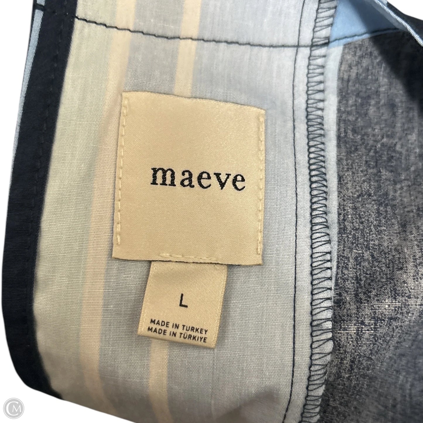 Dress Casual Midi By Maeve In Blue, Size: L
