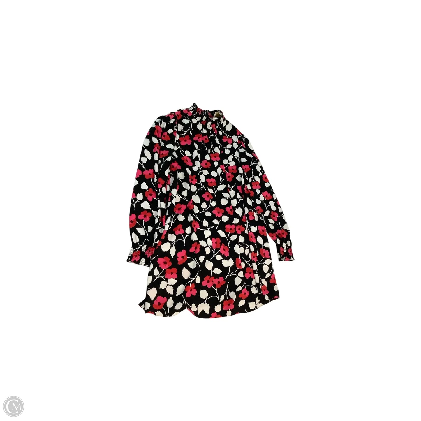 Dress Designer By Kate Spade In Black & Red, Size: Xs