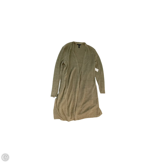 Cardigan By Eileen Fisher In Taupe, Size: L