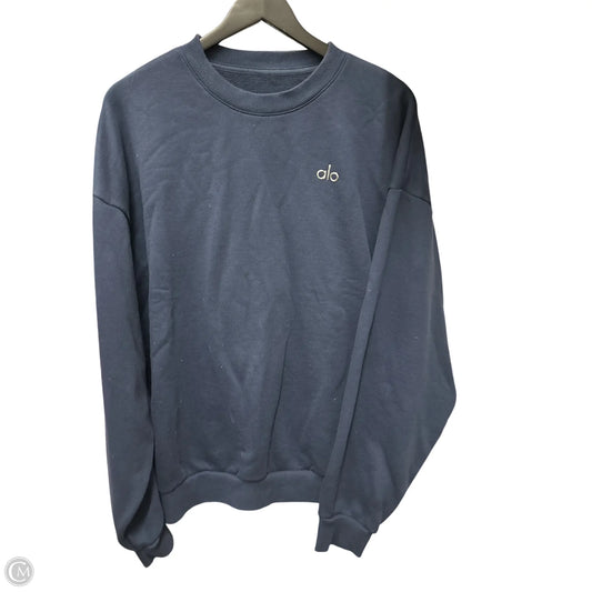 Sweatshirt Crewneck By Alo In Navy, Size: L