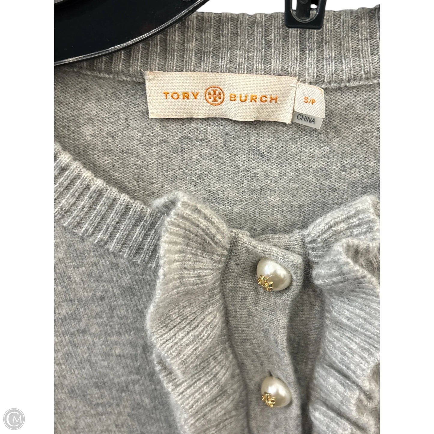 Sweater Designer By Tory Burch In Grey, Size: S