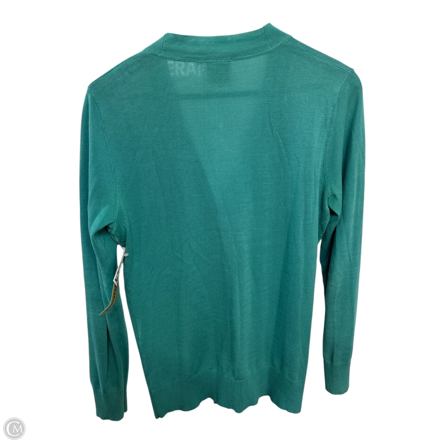 Sweater Cardigan Designer By Tory Burch In Green, Size: M