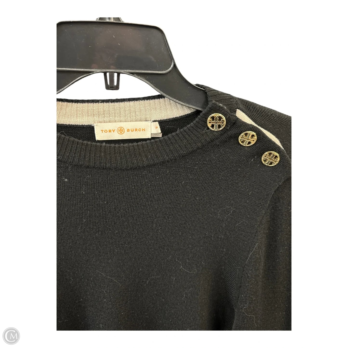 Sweater Designer By Tory Burch In Black, Size: S