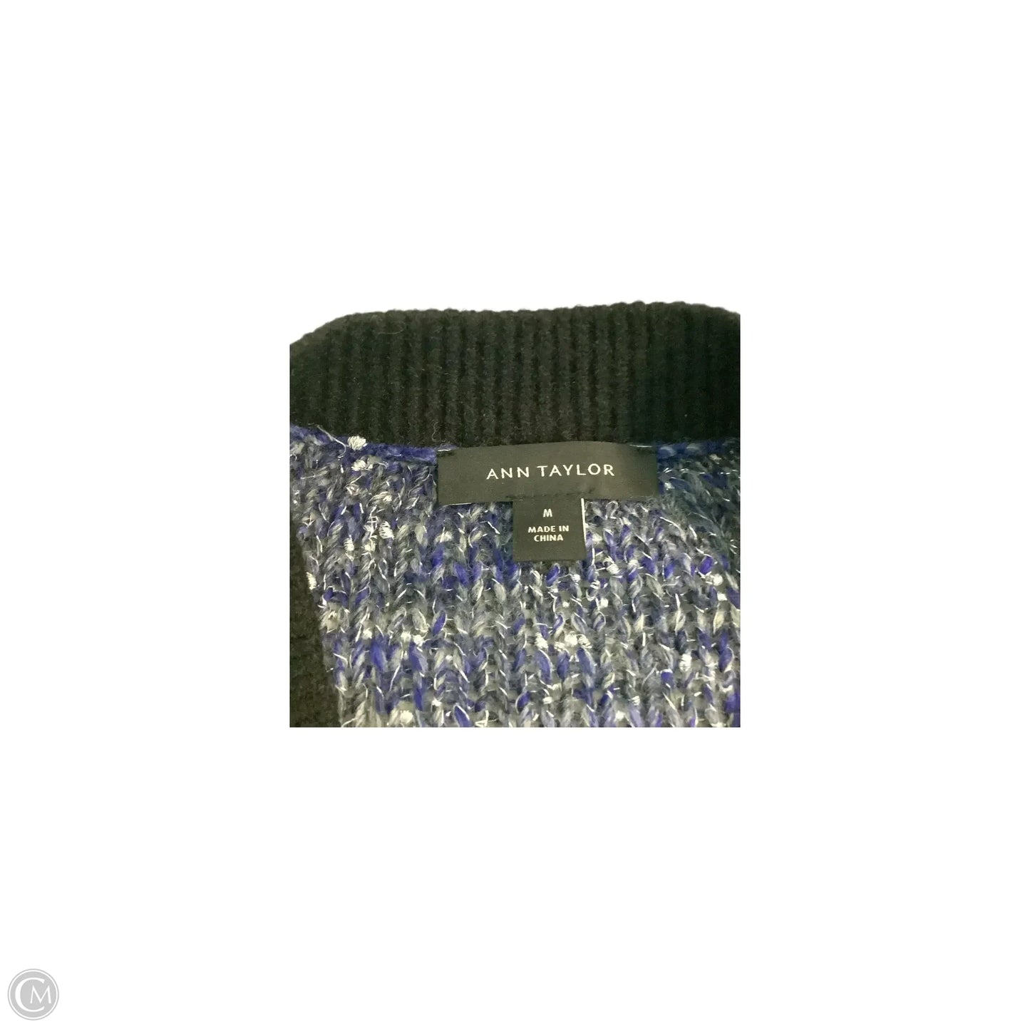 Sweater By Ann Taylor In Blue, Size: M
