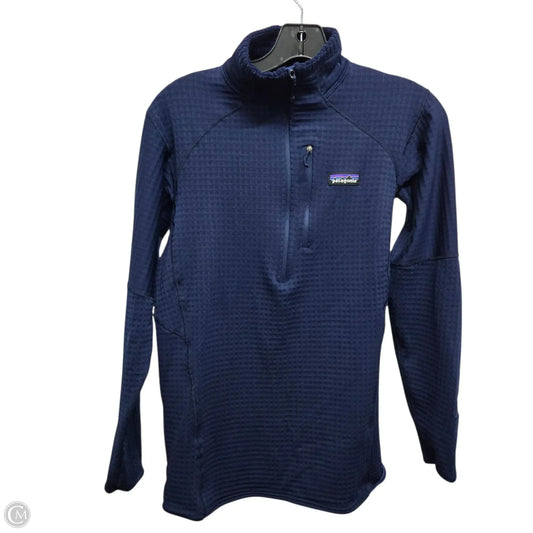 Top Long Sleeve By Patagonia In Navy, Size: M