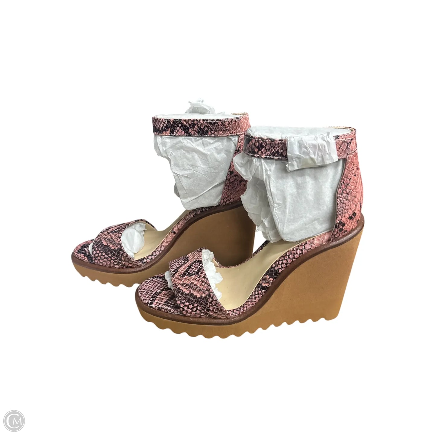 Sandals Heels Wedge By Vince Camuto In Pink, Size: 6