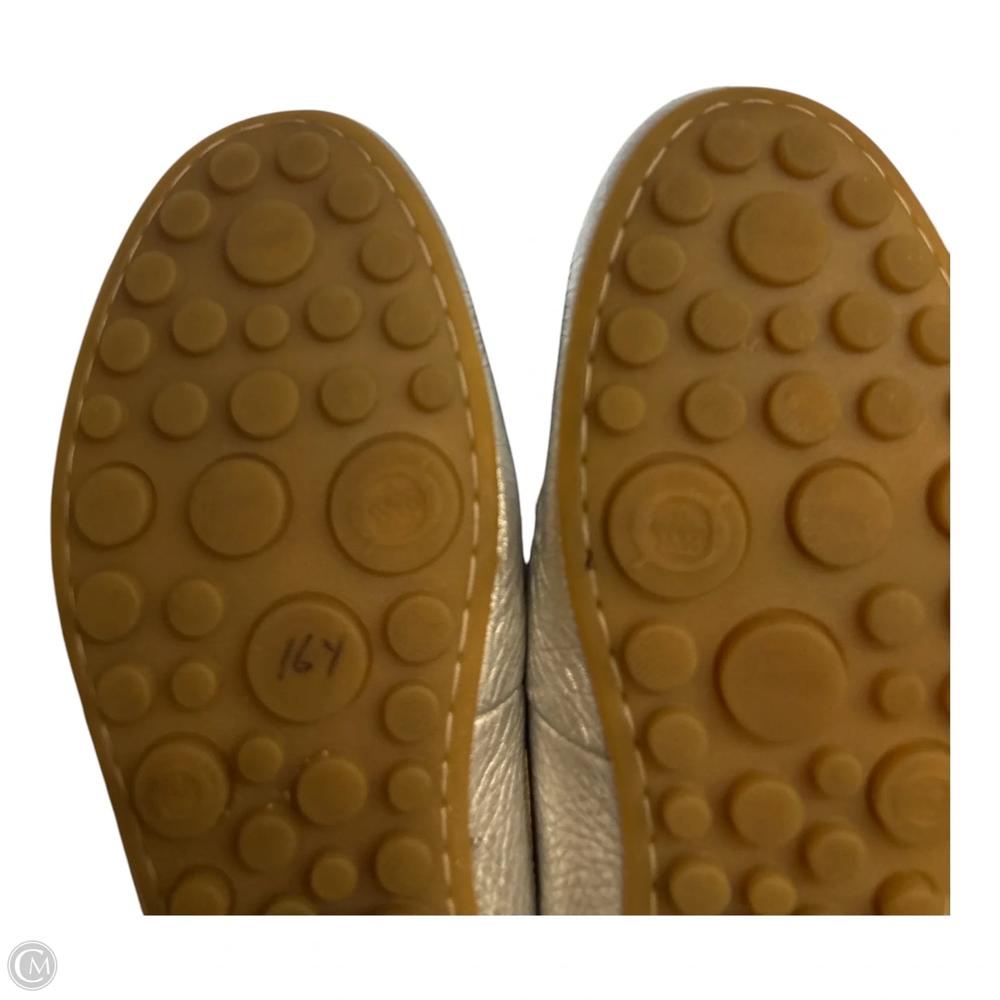 Shoes Flats By Born In Silver, Size: 6.5