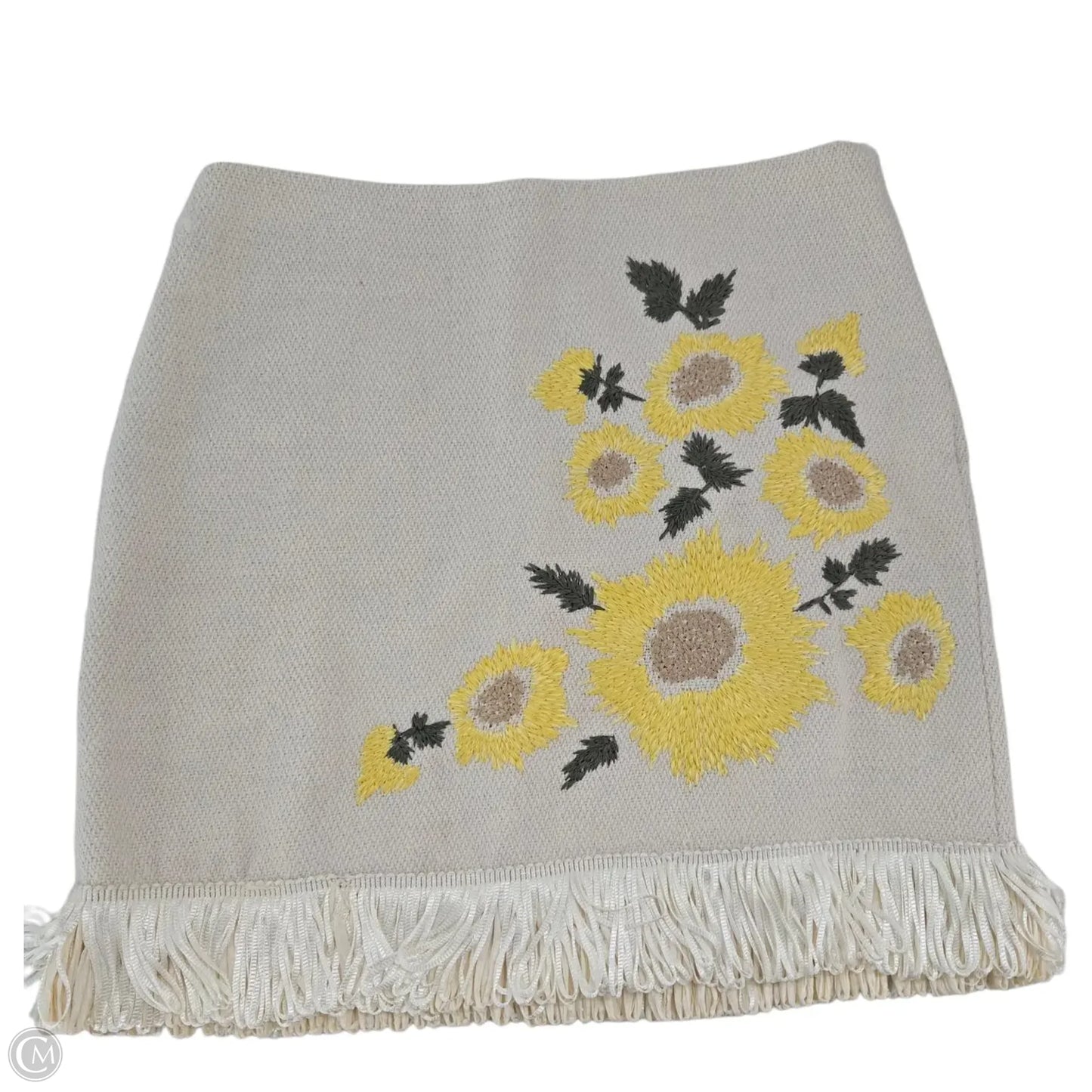 Skirt Midi By Boston Proper In Yellow, Size: 6