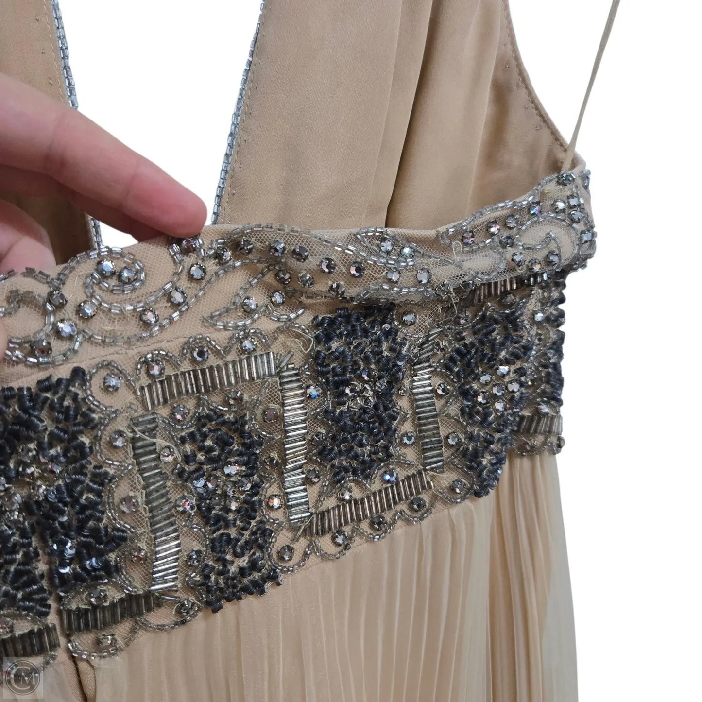 Dress Party Long By Cma In Tan, Size: 8
