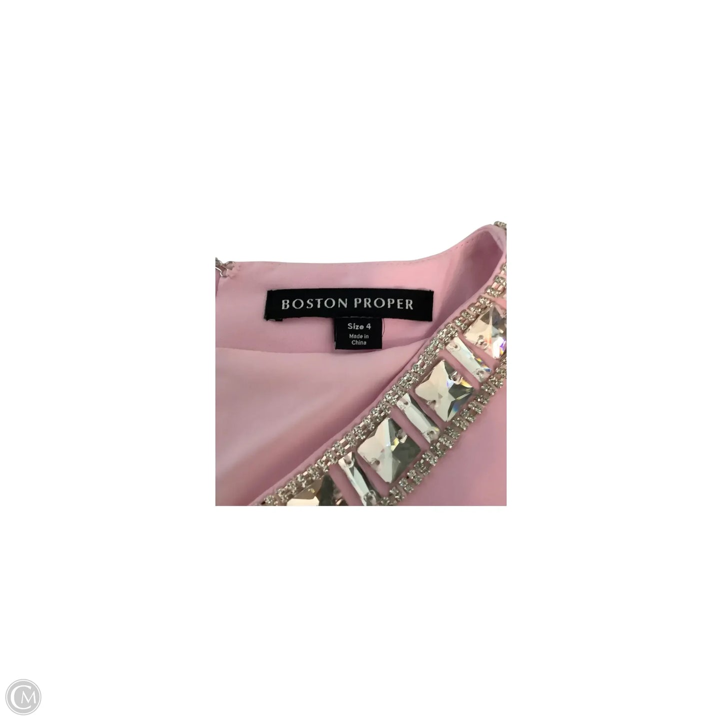Dress Casual Midi By Boston Proper In Pink, Size: 4