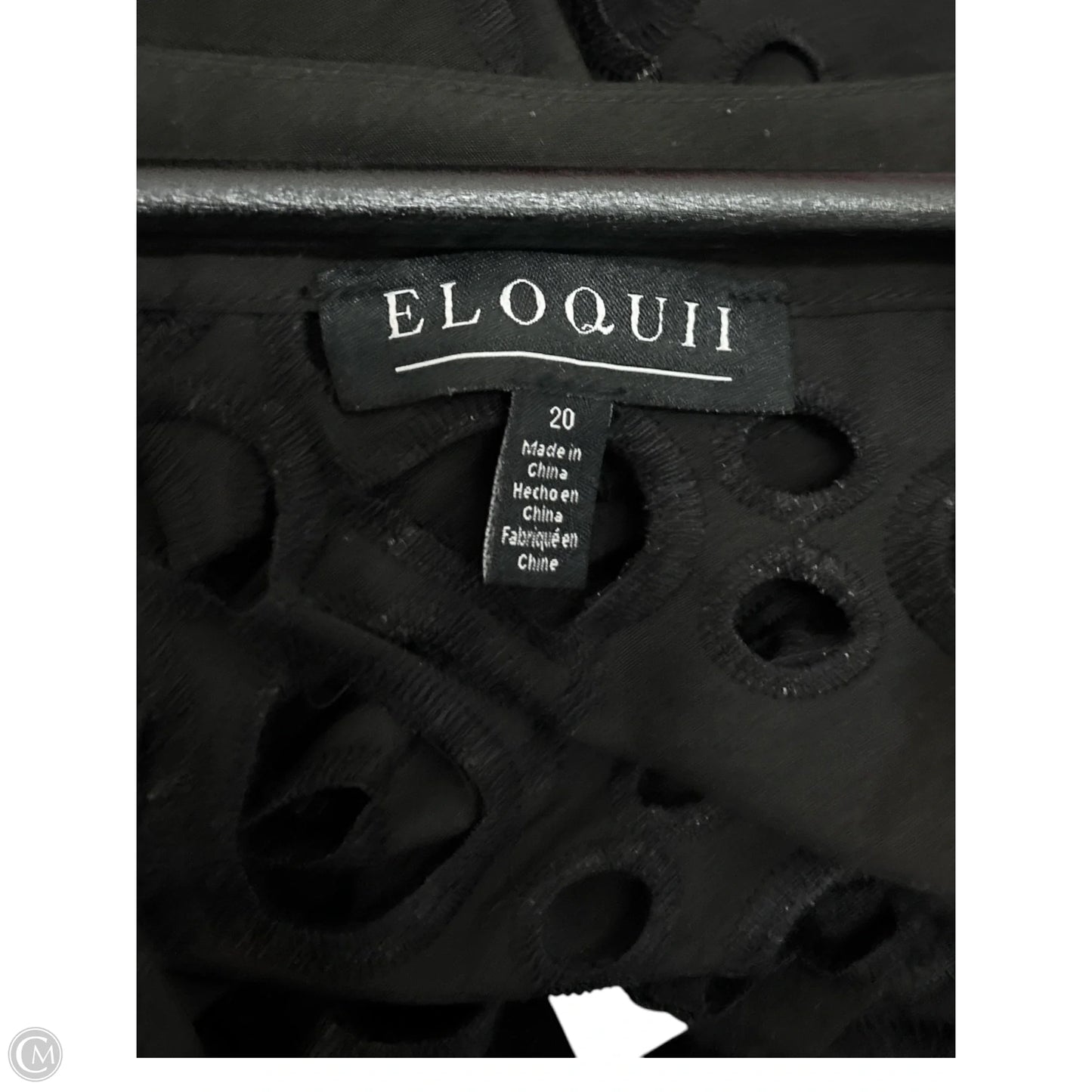 Dress Casual Midi By Eloquii In Black, Size: 20