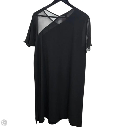 Dress Casual Midi By Eileen Fisher In Black, Size: M