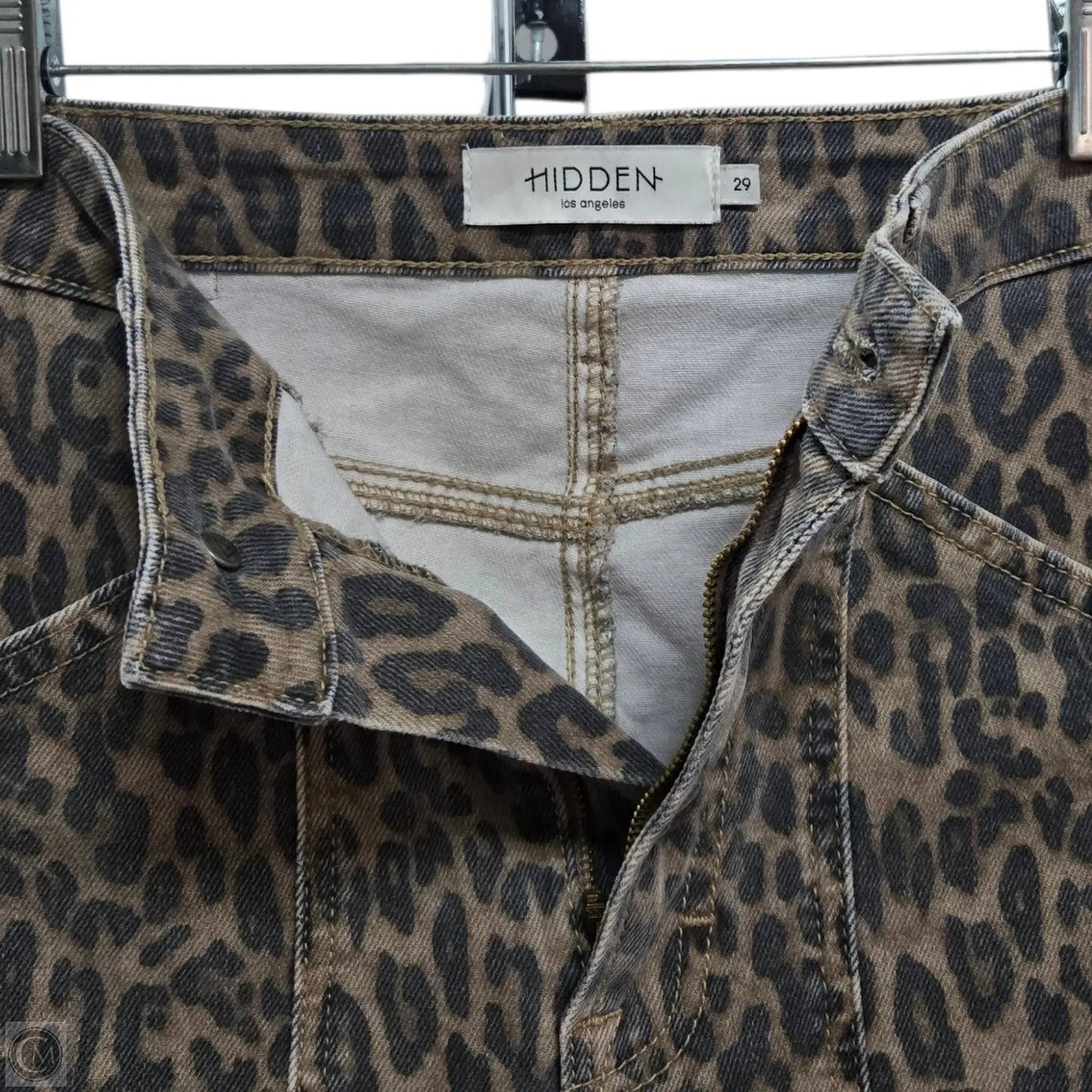 Jeans Wide Leg By Hidden In Animal Print, Size: 8