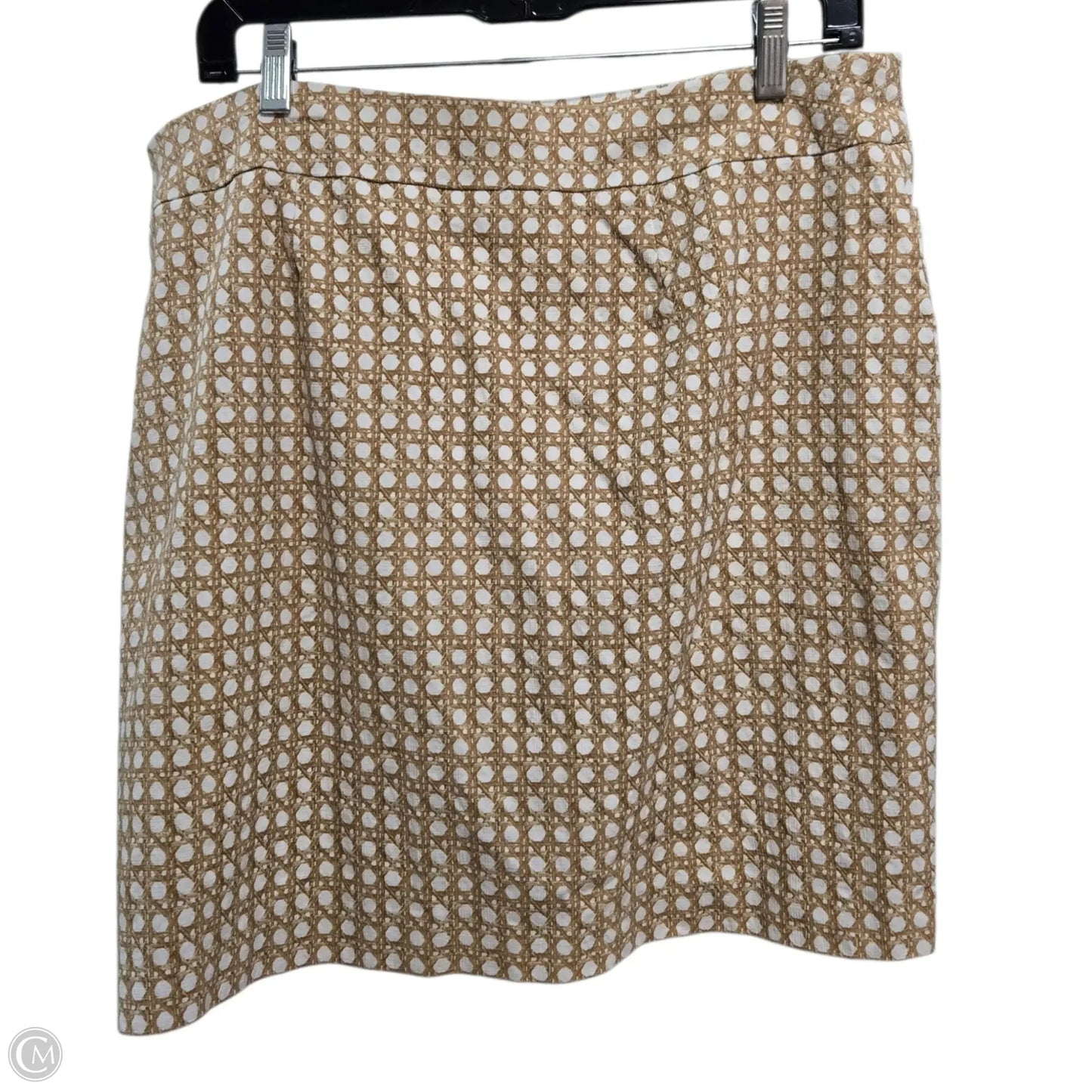Skort By Chicos In Tan & White, Size: 14