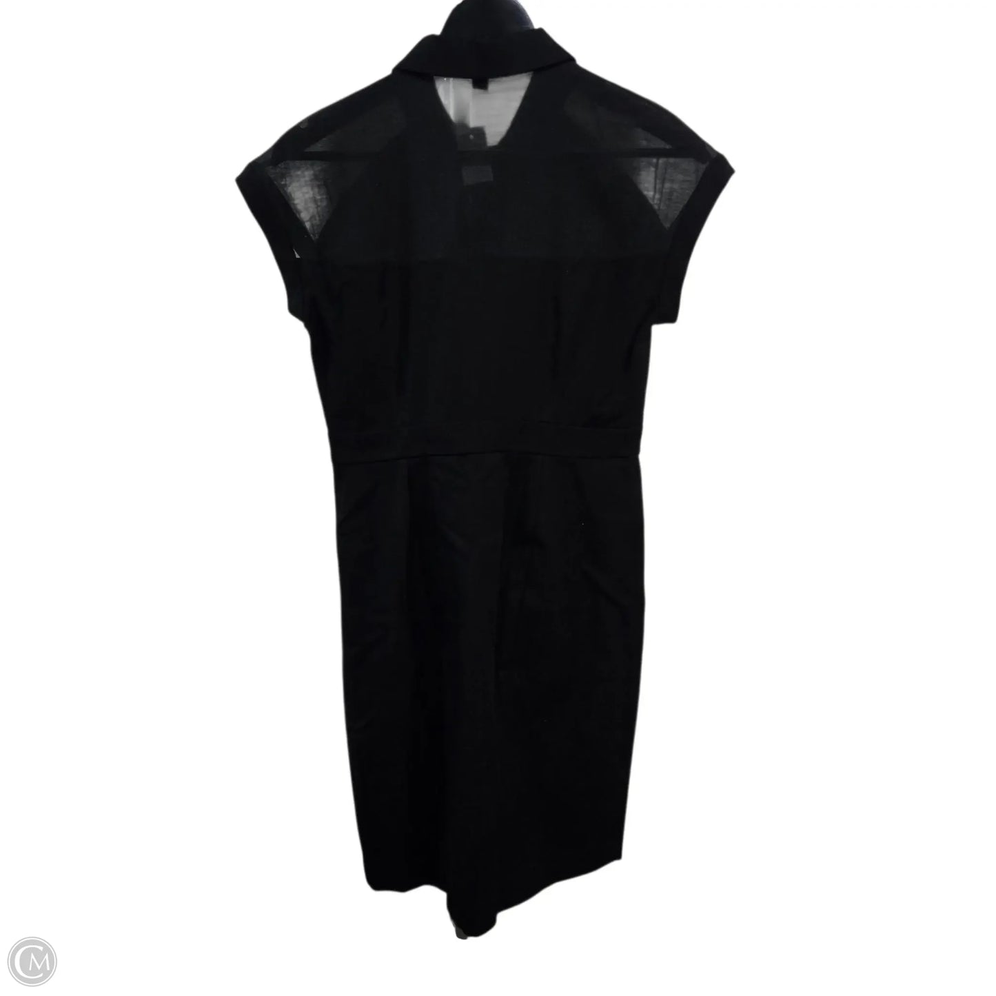 Dress Casual Midi By Ann Taylor In Black, Size: 6p
