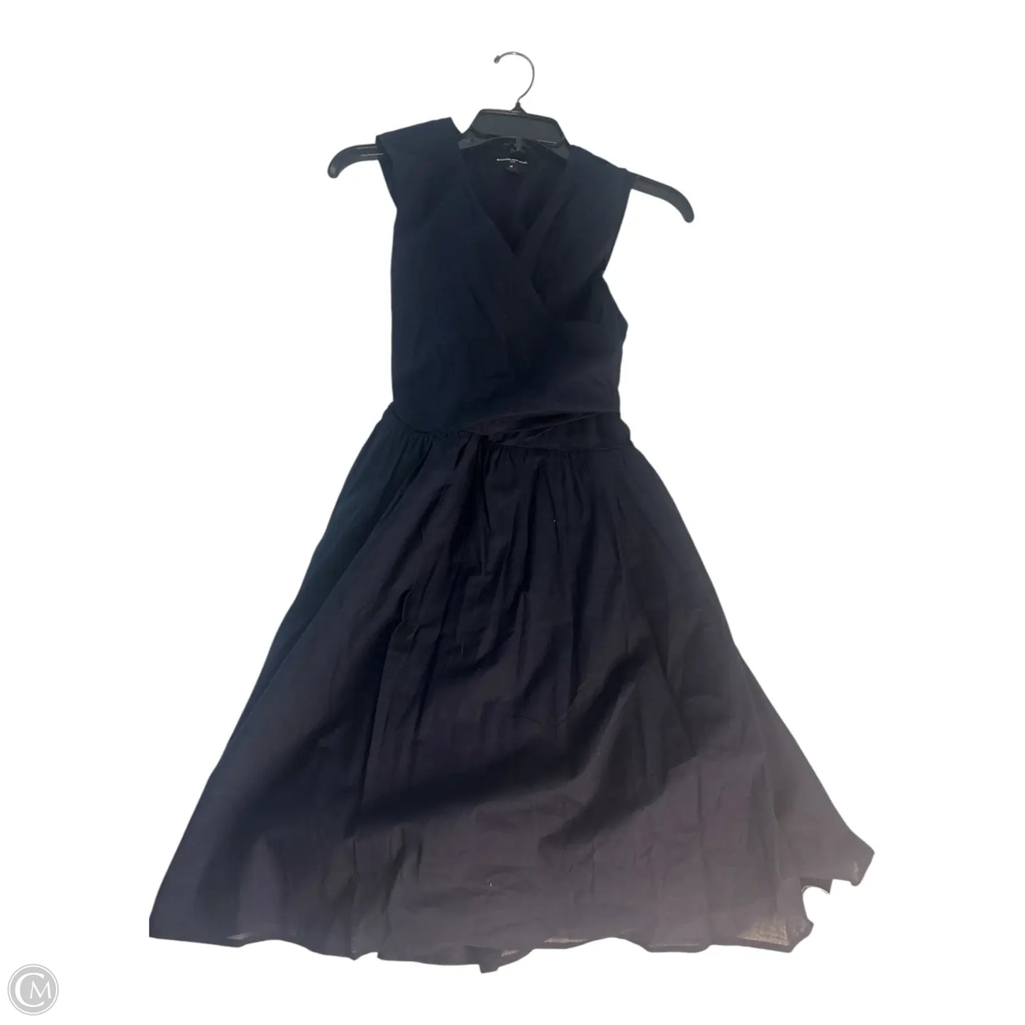 Dress Casual Midi By Banana Republic In Navy, Size: M
