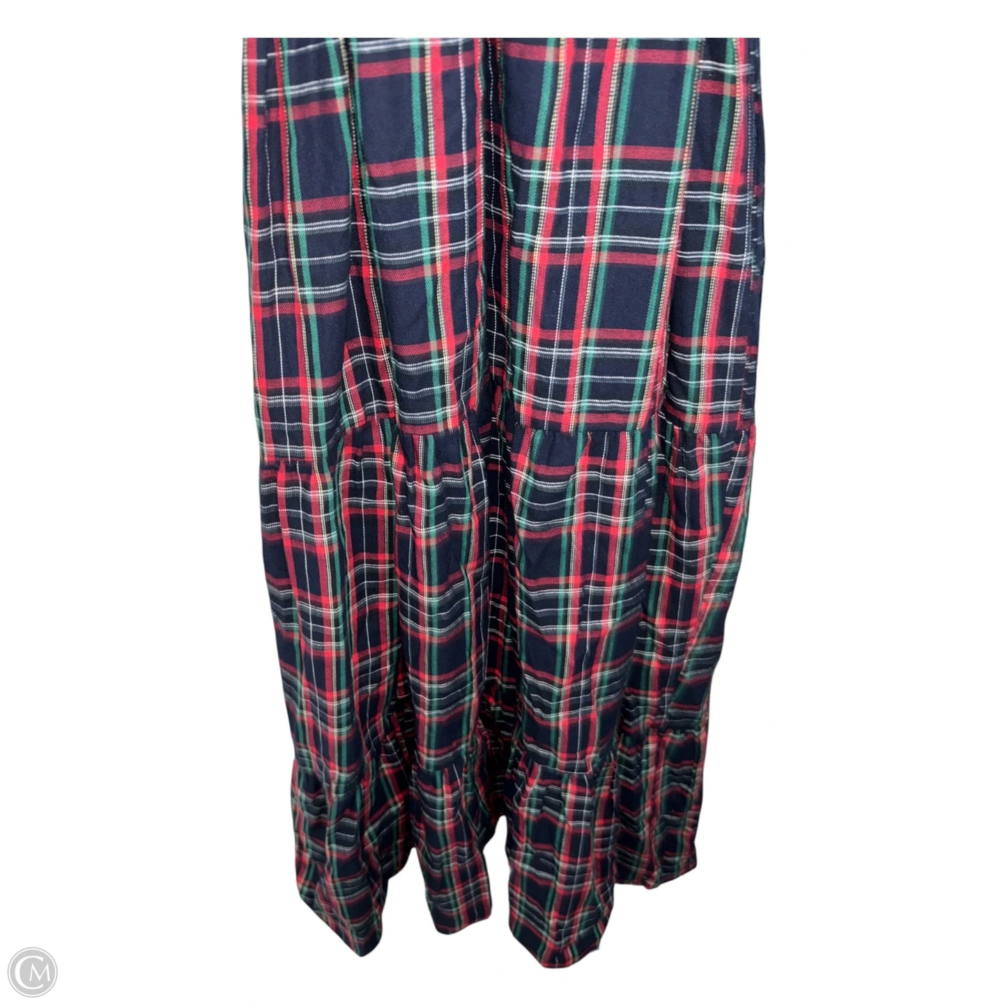 Dress Casual Maxi By Sugar Lips In Plaid Pattern, Size: L