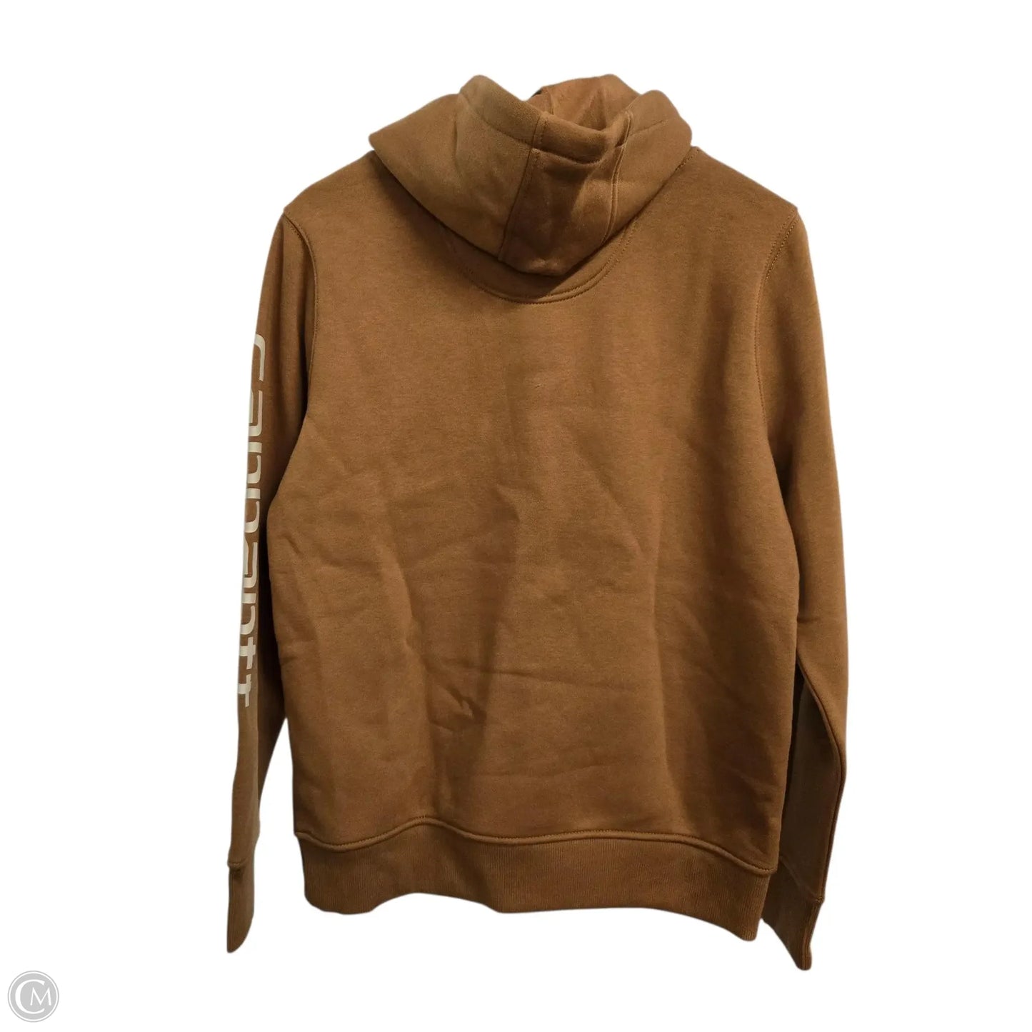 Sweatshirt Hoodie By Carhartt In Tan, Size: M
