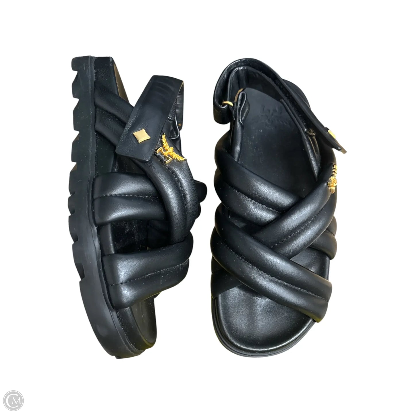 Sandals Luxury Designer By Mcm In Black