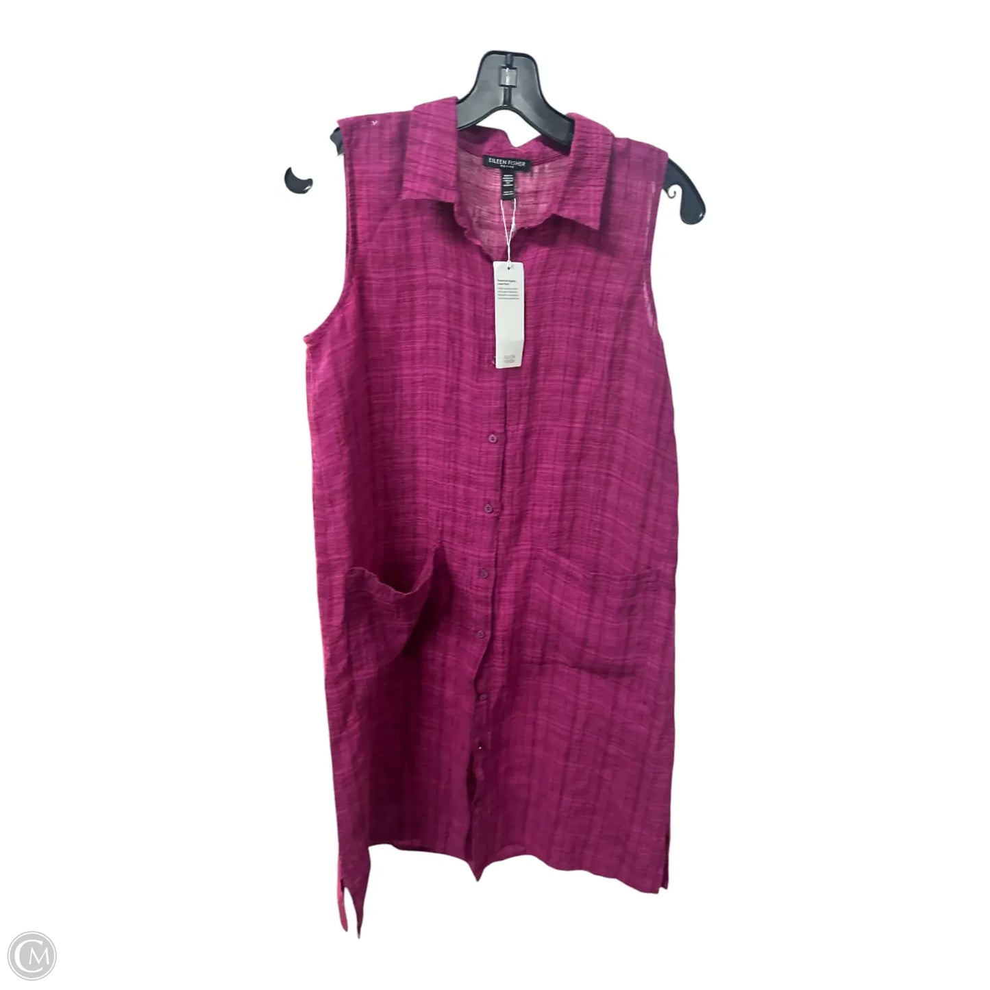 Dress Casual Midi By Eileen Fisher In Pink, Size: Sp