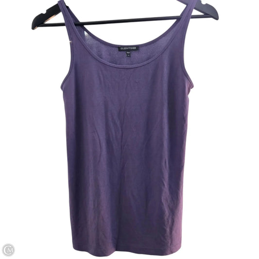Tank Top By Eileen Fisher In Purple, Size: Xs