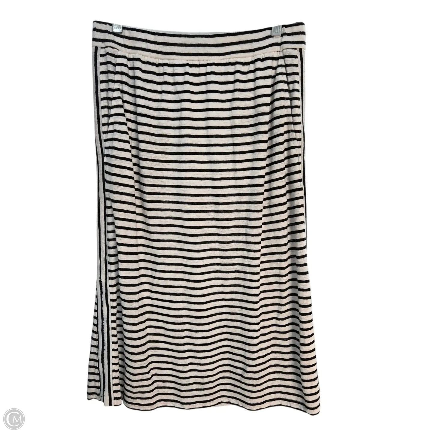 Skirt Midi By Eileen Fisher In Striped Pattern, Size: Sp