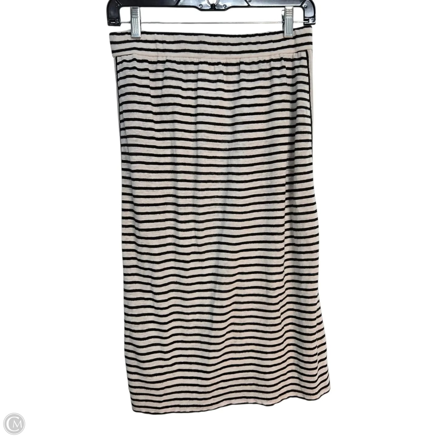 Skirt Midi By Eileen Fisher In Striped Pattern, Size: Sp