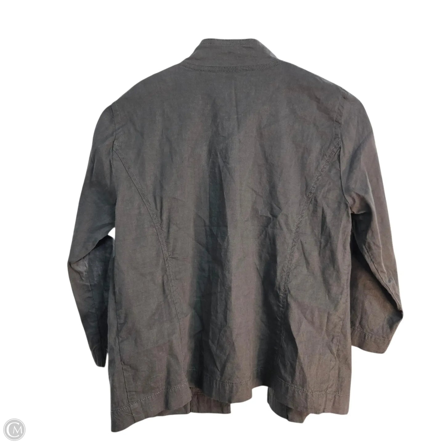 Jacket Other By Eileen Fisher In Grey, Size: Xs