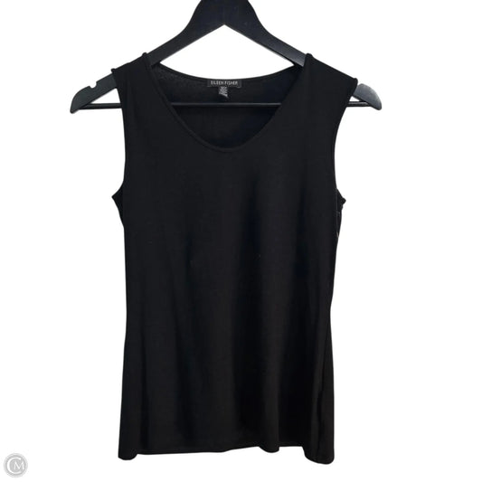 Top Sleeveless Basic By Eileen Fisher In Black, Size: Xs