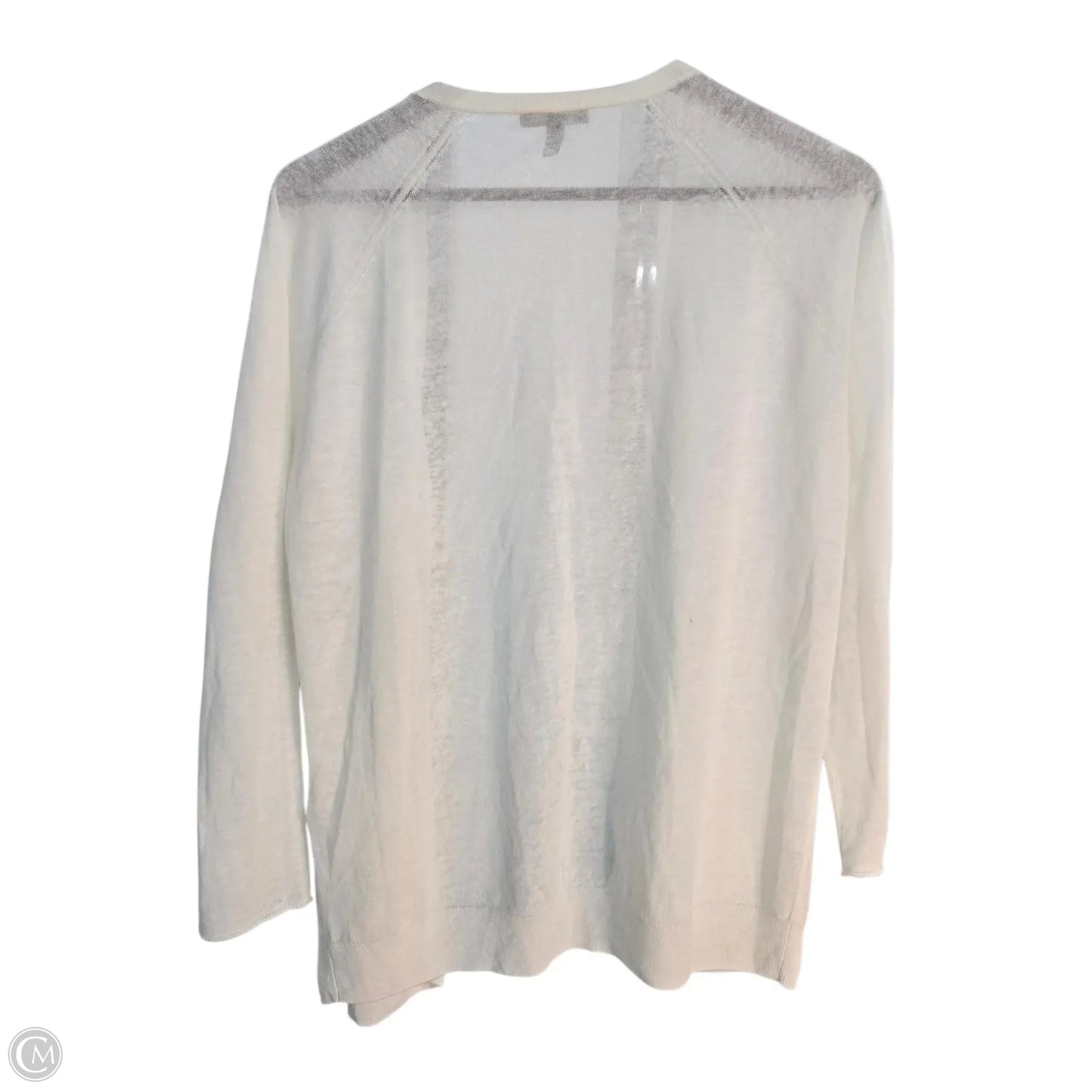 Cardigan By Eileen Fisher In White, Size: Sp