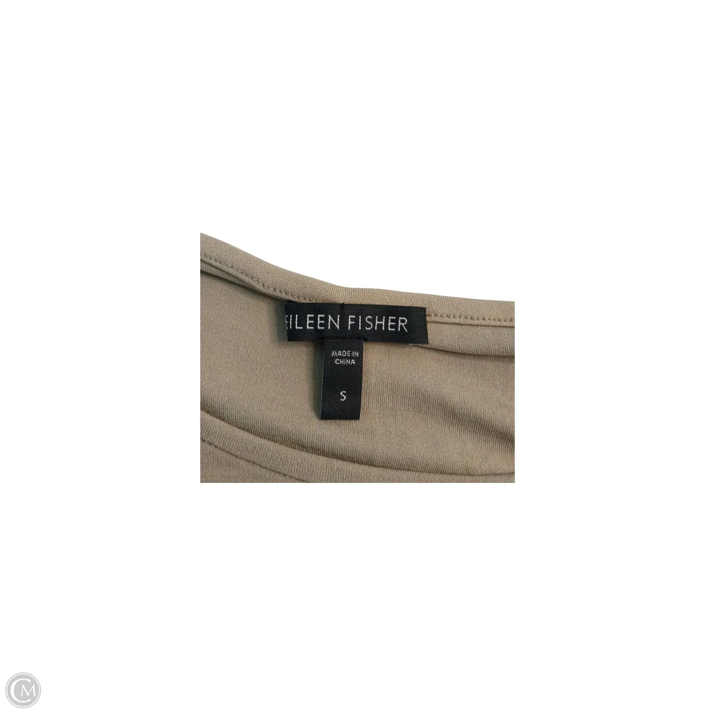 Top Sleeveless Basic By Eileen Fisher In Tan, Size: S