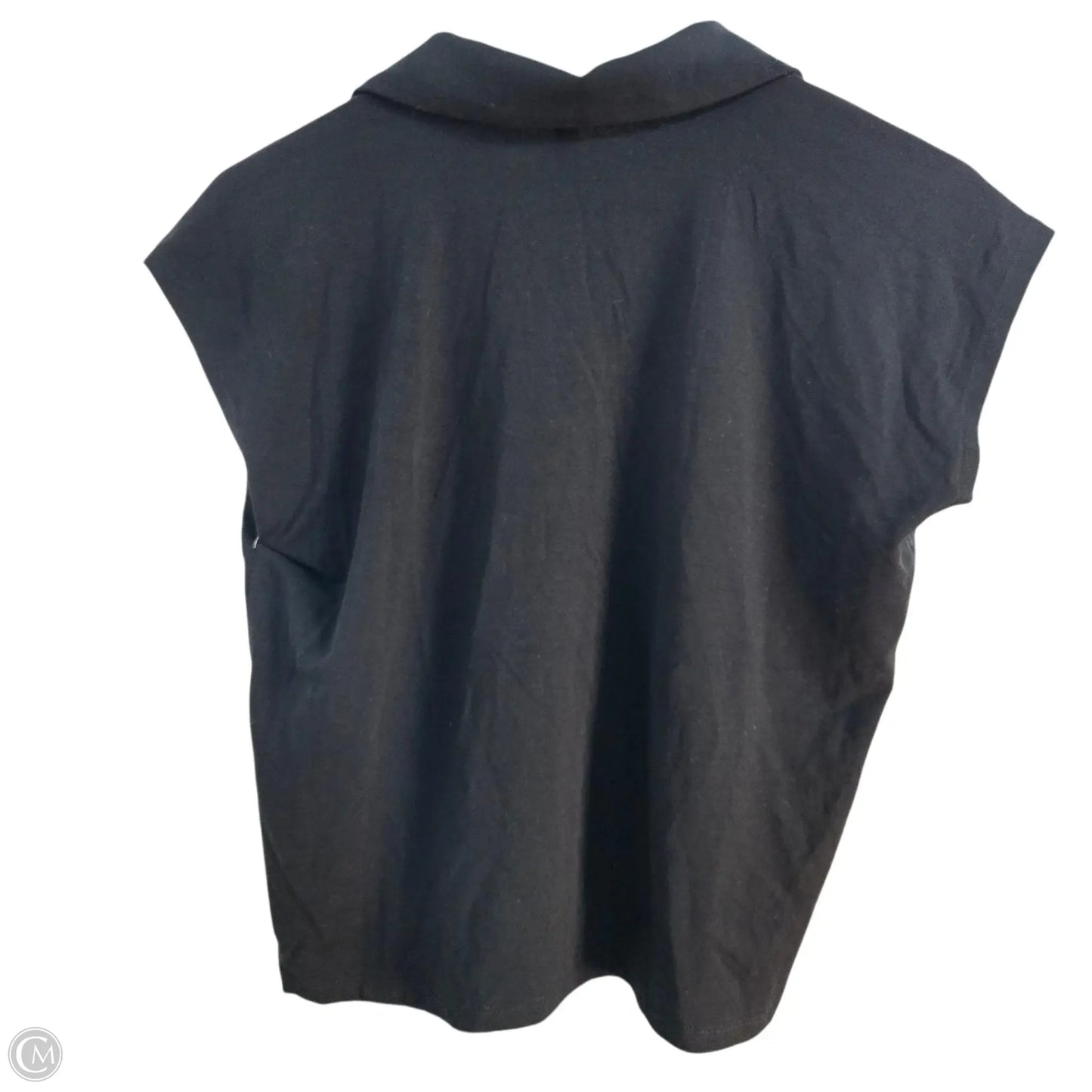 Top Short Sleeve By Eileen Fisher In Black, Size: Sp